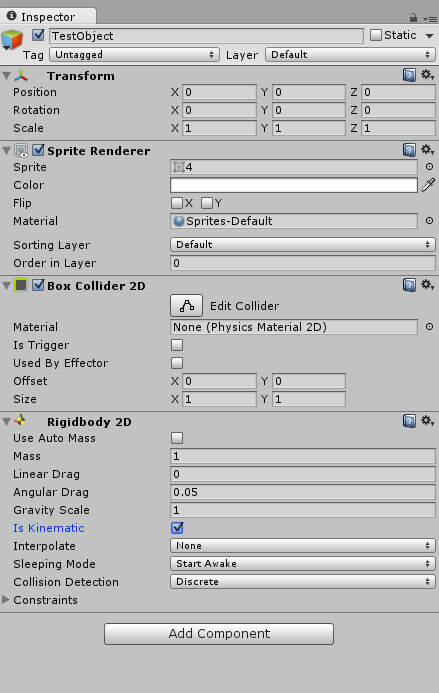 Unity Collision Rectangle Object